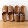 Women's Lightweight Rattan Grass Sandals - Thick-Soled Summer Indoor Slippers