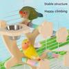 Resting Bird Stand Perch Toy For Hamsters Parrots Cage Entertainment J0MC