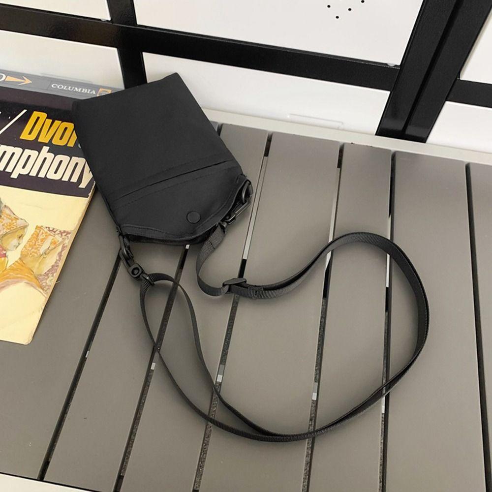 Повседневная Мини-квадратная сумка Большая вместимость Сумка для мобильного телефона Кошелек для хранения Нейлоновая сумка через плечо Для улицы