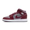 Детские кроссовки Air 1 Mid GS Cherrywood Red Cement-Grey White DQ8423-615