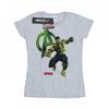 Womens/Ladies Hulk Pose Cotton T-Shirt