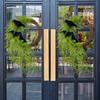 13.8 Inch Halloween Crow Wreath for Front Door Artificial Dead Branch Wreath with Simulated Crow And Vines for Walls Doors Windows Decor