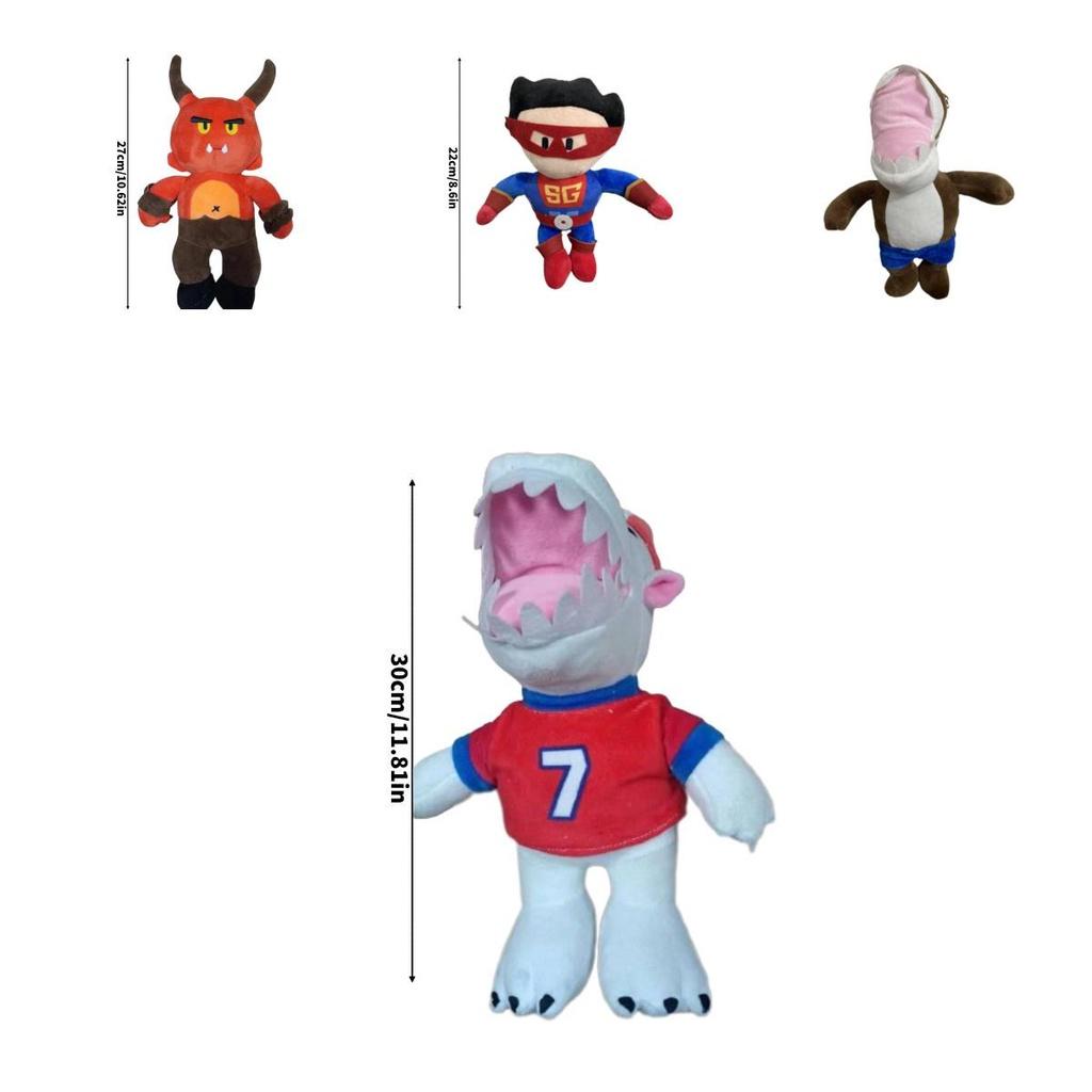 Cute Cartoon Panda Superman Plush Toy For Kids, Short-haired Stuffed Animal Doll