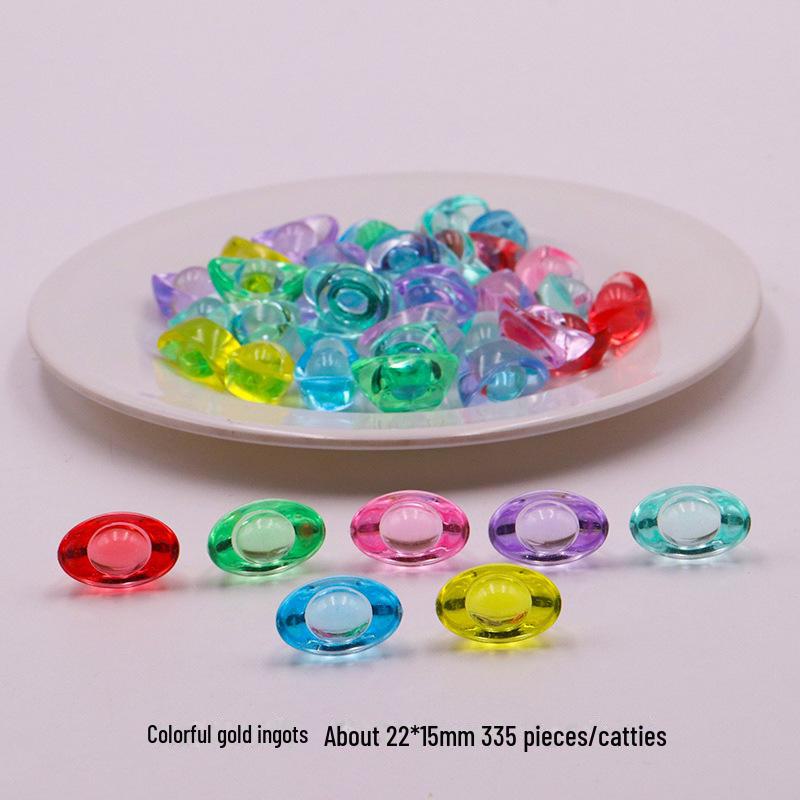 Kids' Gemstone Treasure Shell: Acrylic Diamond and Conch Archaeological Toy.