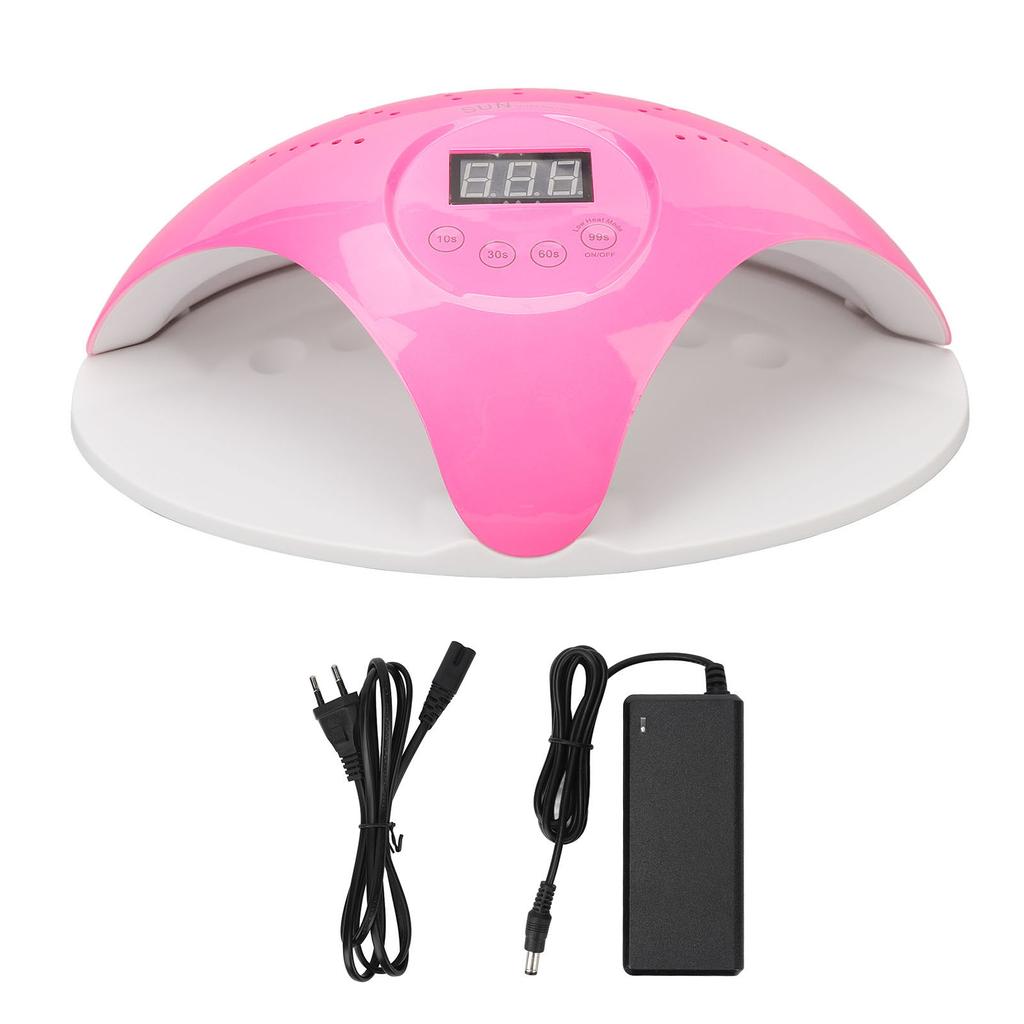 Nail Lamp 48W Detachable Magnetic Base 24pcs Light Chips Double Light Source UV Nail Light