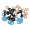 16 20 24mm 10pcs Shinning Plastic Doll Eyes Craft Eyes DIY For Plush Bear Stuffed Toys Animal Puppet Dolls