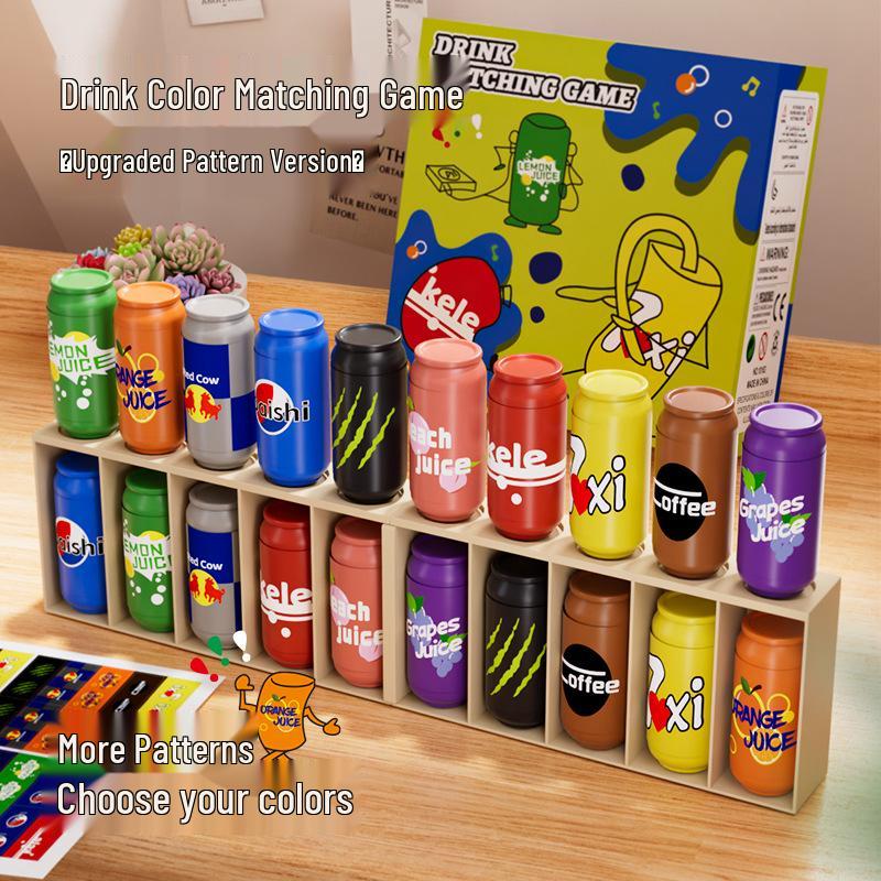 Детская игра на память «Угадай бутылку» - Интерактивная развивающая игрушка для интеллектуального развития