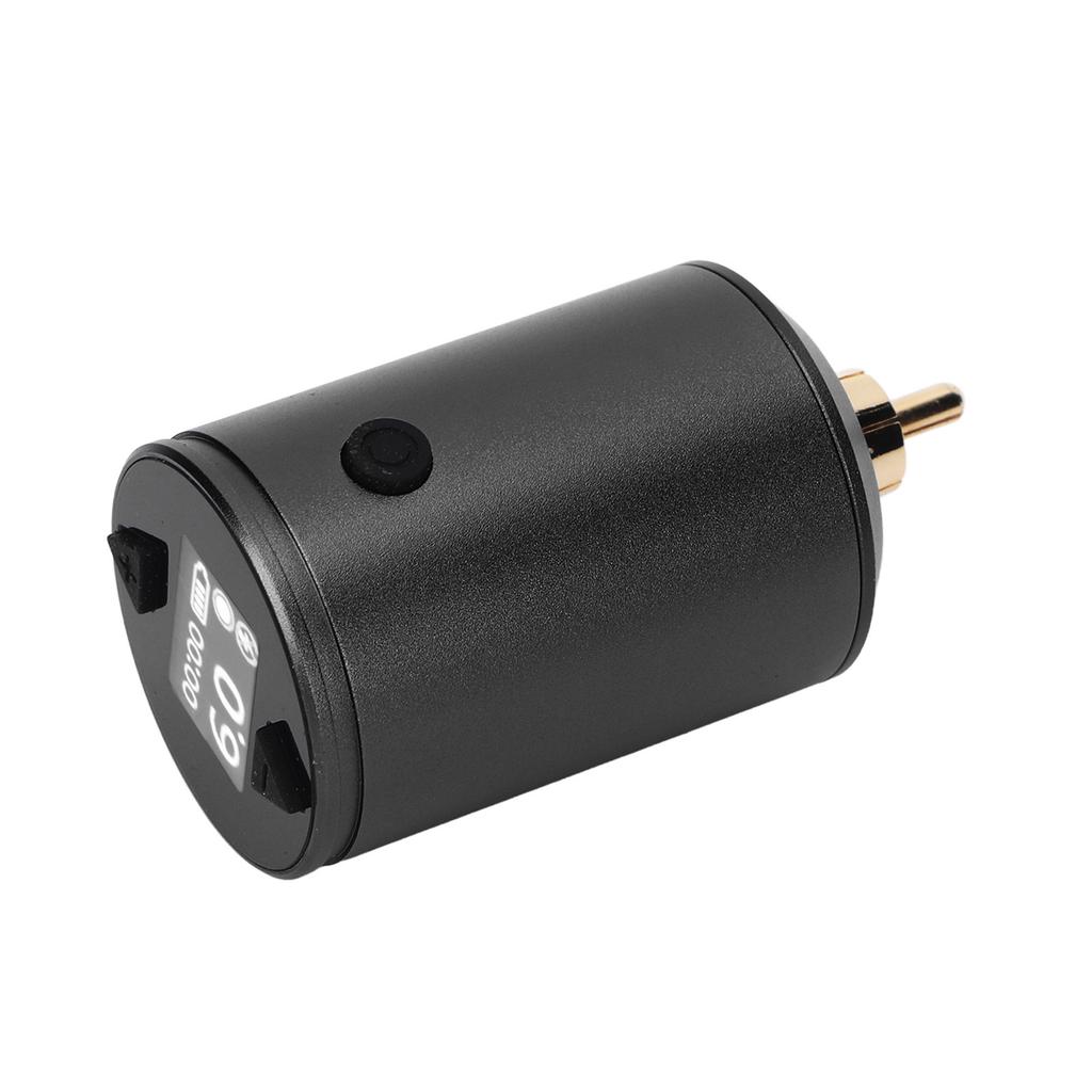 1500 мАч Блок питания для татуировки Беспроводной интерфейс RCA Перезаряжаемый ЖК-экран 4‑12 В Регулируемый тату