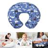Soft and Breathable U Shaped Nursing Pillow Cover Cartoon Print Pillow Case Breastfeeding Pillow Slipcover Protectors