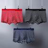 3pcs Stripe Sexy Men Underwear Boxer Shorts Panties Seamless Male Underwear Boxers Mens Underpants Bikini Lingerie Man Basic