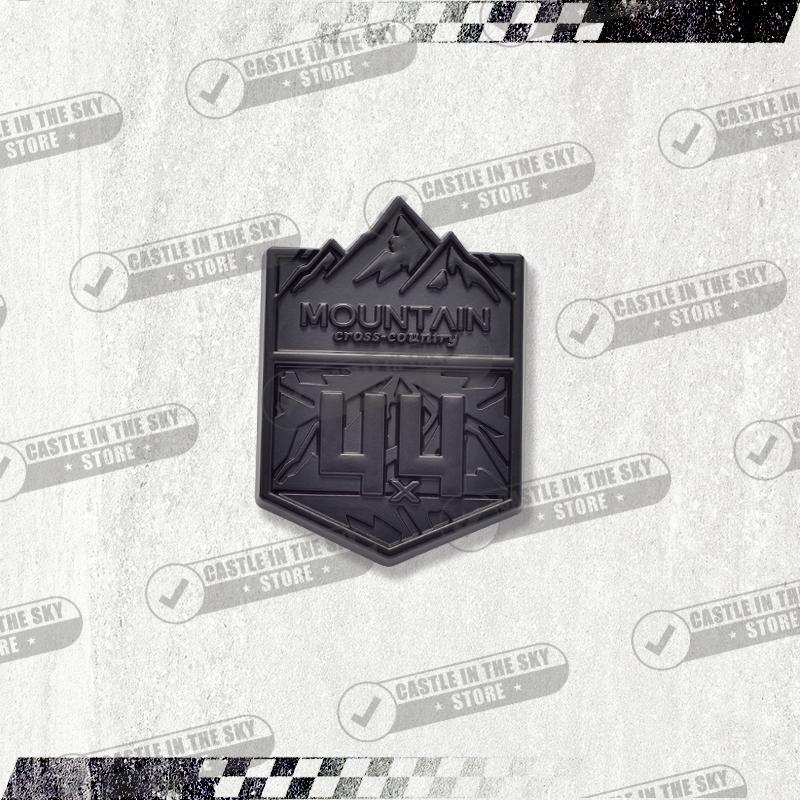 1Pc 3D Car Sticker 4x4 Mountain Front Grille Badge Metal Decal Emblem For Wrangler Grand Cherokee Compass Silverado Accessories