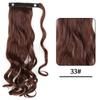 MISSQUEEN Women Fashion Long Wavy Ponytail Synthetic Fiber Natural Wavy Wrap Around Hair Extensions Daily Wear Long Wavy Hairpiece