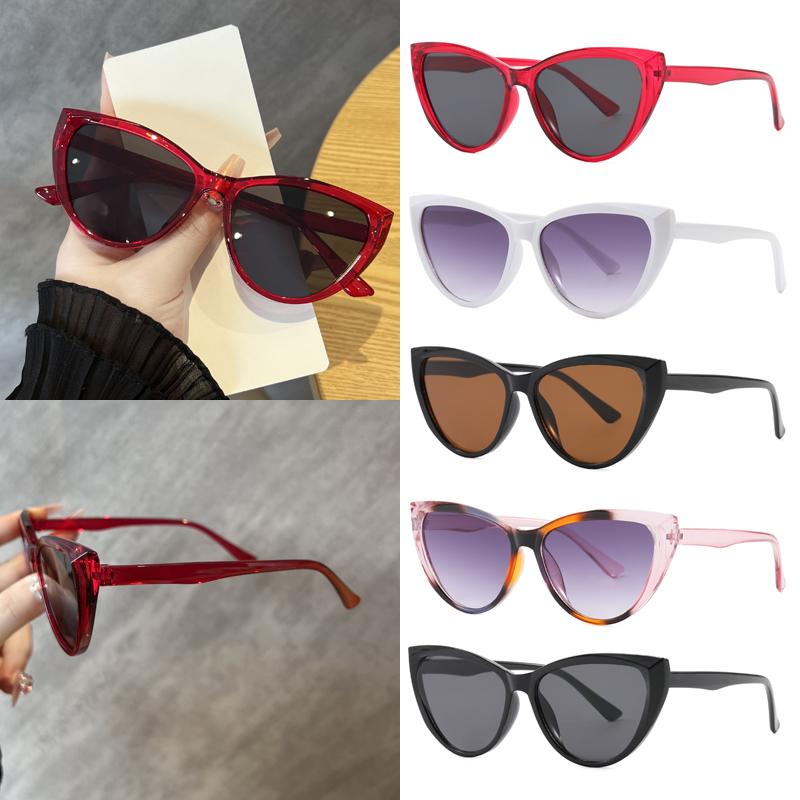 1pcs/5pcs Classic Cat Eye Large Frame Sunglasses Women Men Fashion Sun Glasses Cycling Driving Eyeglasses Female Unisex UV400