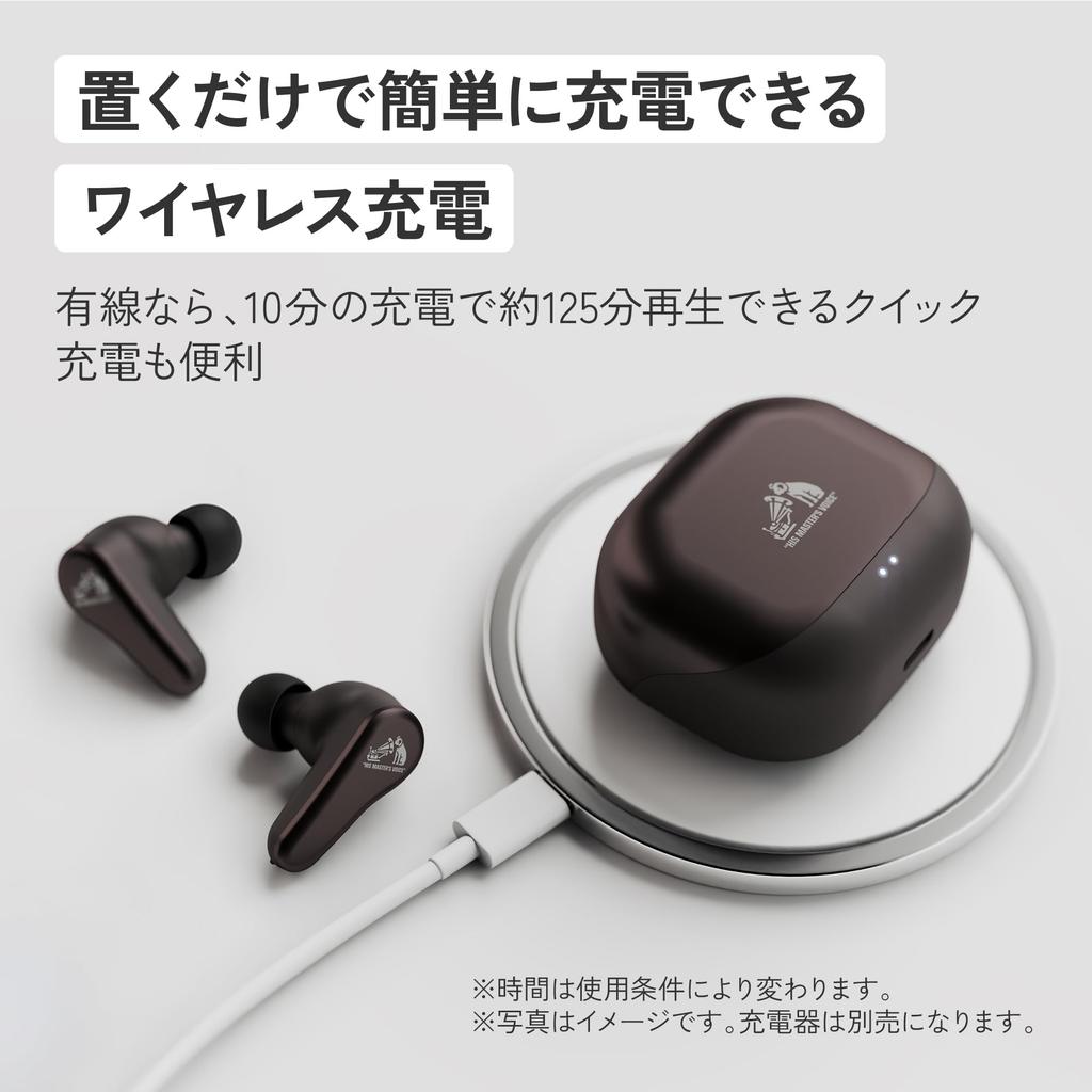 JVC Kenwood Victor Беспроводные Bluetooth Наушники с Шумоподавлением до 44 часов, Беспроводные, Цвет Водяной Бронзовый Коричневый, HA-A110T-T, Вер. 6.0, Отмена, Воспроизведение, LDAC,