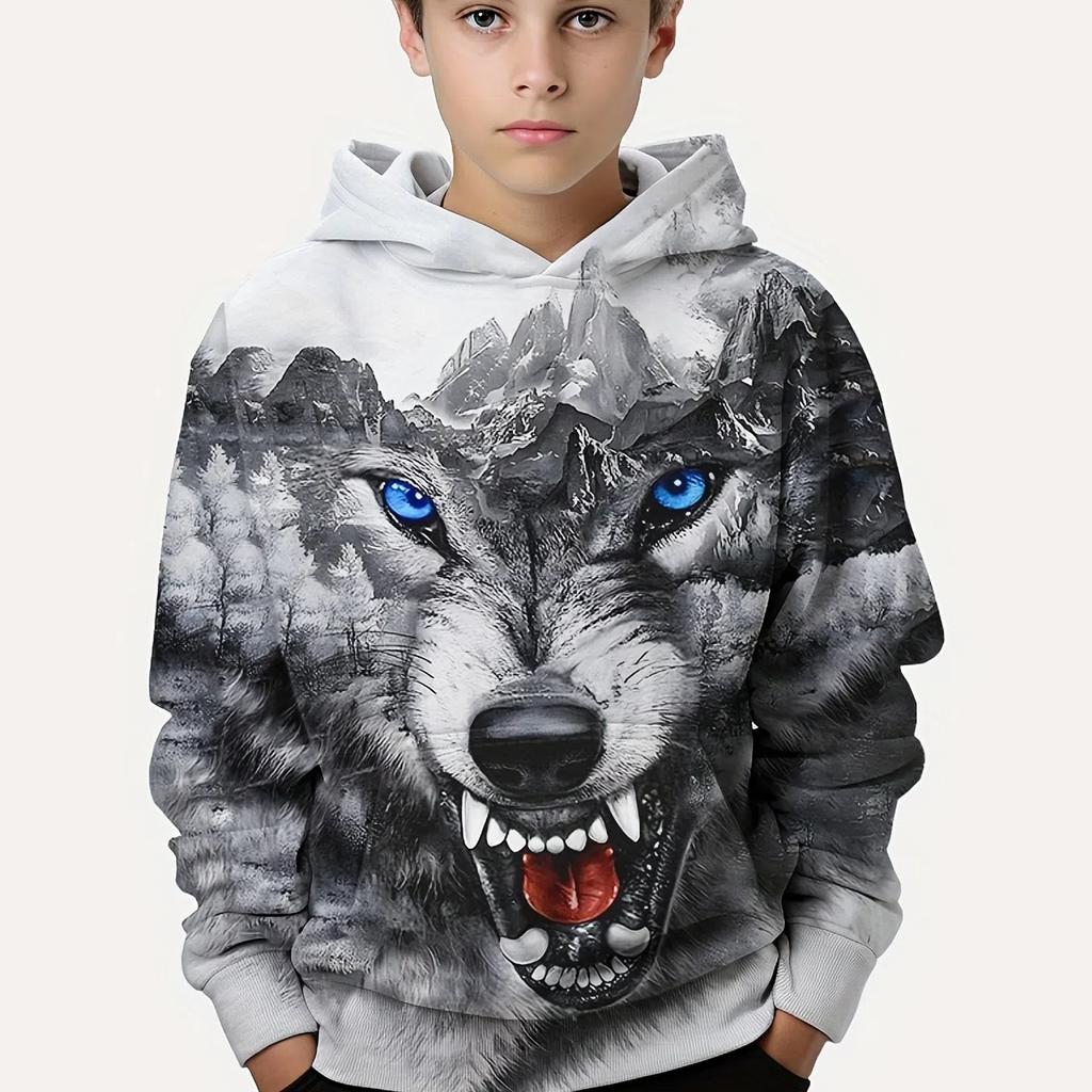 Свитшот с рисунком русалки для девочек, длинный рукав, модная симпатичная толстовка с капюшоном, топы для детей, осенне-зимняя одежда, подарки