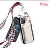 "Leather Case for iPhone 11/12 Pro Max/XS with Coin Purse and Lanyard"