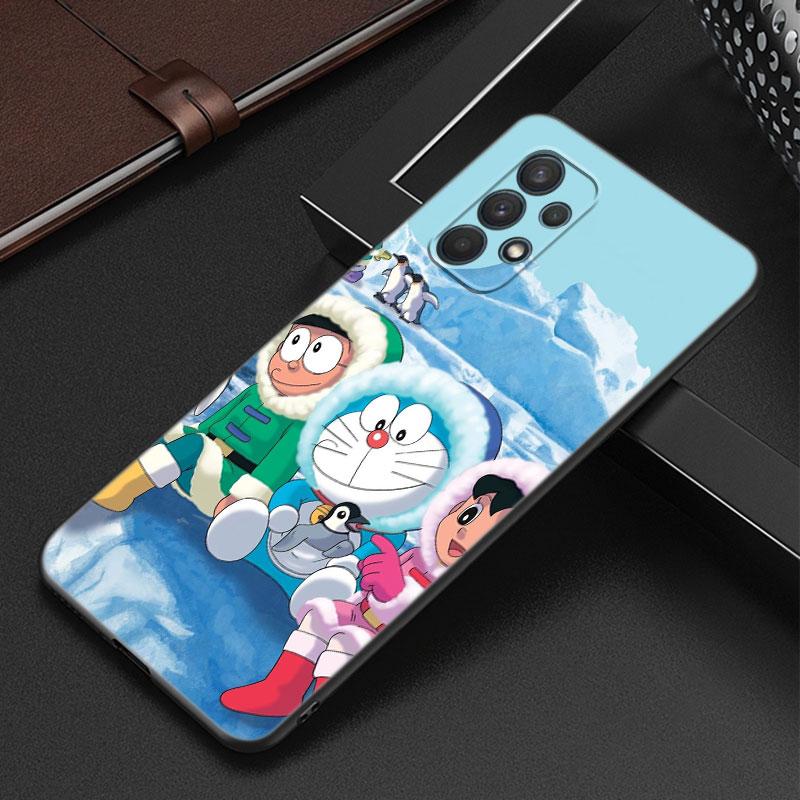 Милый чехол для телефона Doraemon Moon для Samsung Galaxy A12 A22 A31 A32 A50 A51 A70 A71 A72 A11 A21S A02S A10S A20S A30S A52 S 5G