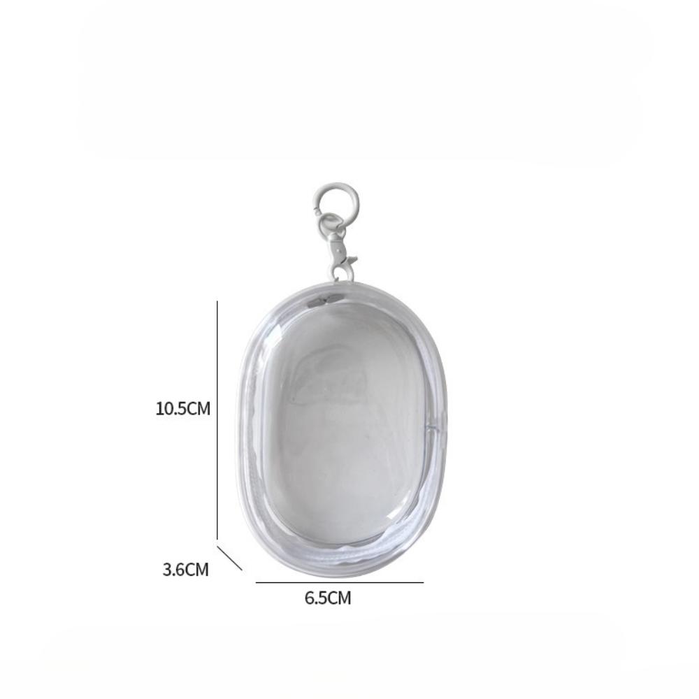 Многофункциональный прозрачный футляр для хранения кабеля данных, сумка для хранения гарнитуры для путешествий на открытом воздухе, круглый чехол для хранения кабеля данных