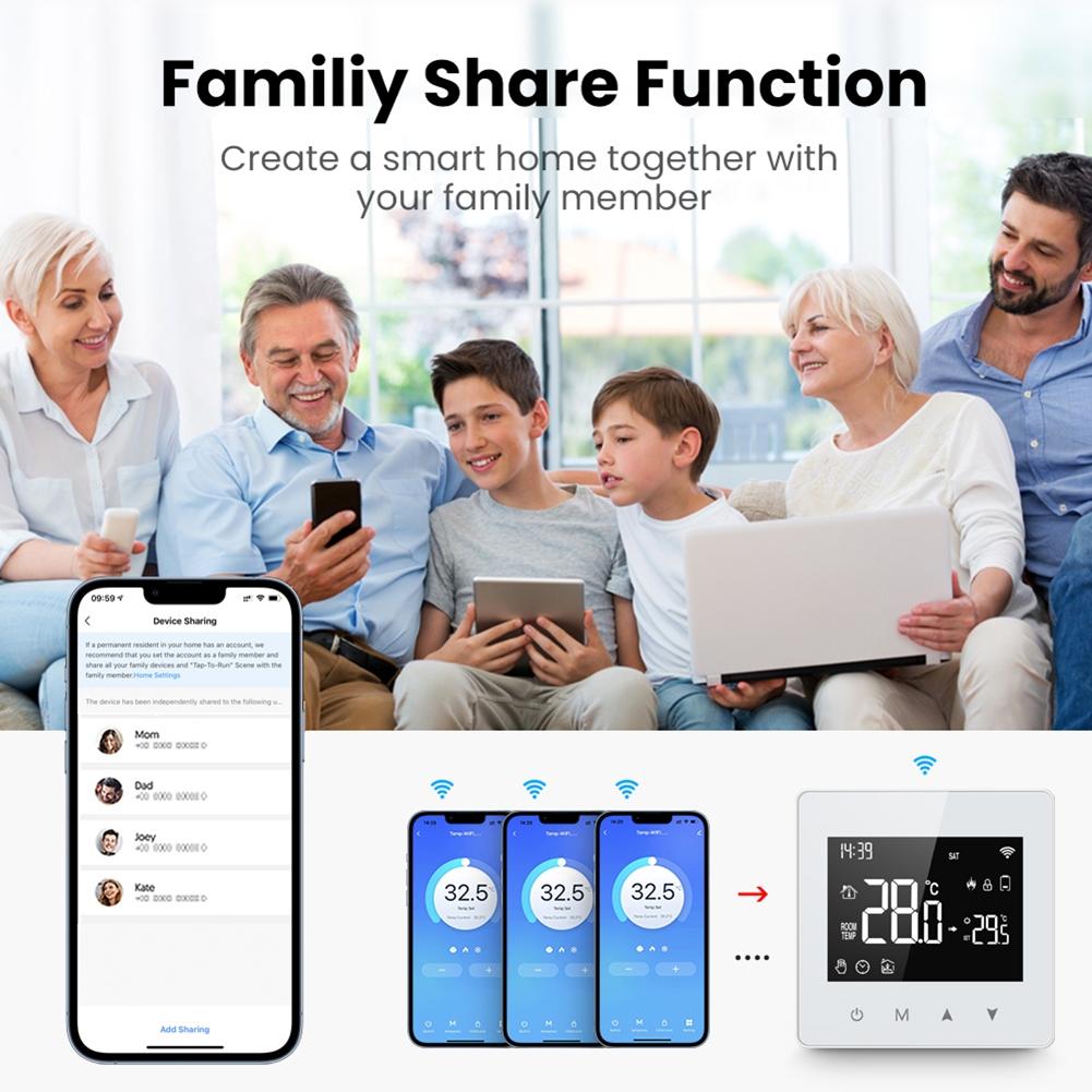 Для Tuya WiFi термостат умный домашний регулятор температуры для газового котла