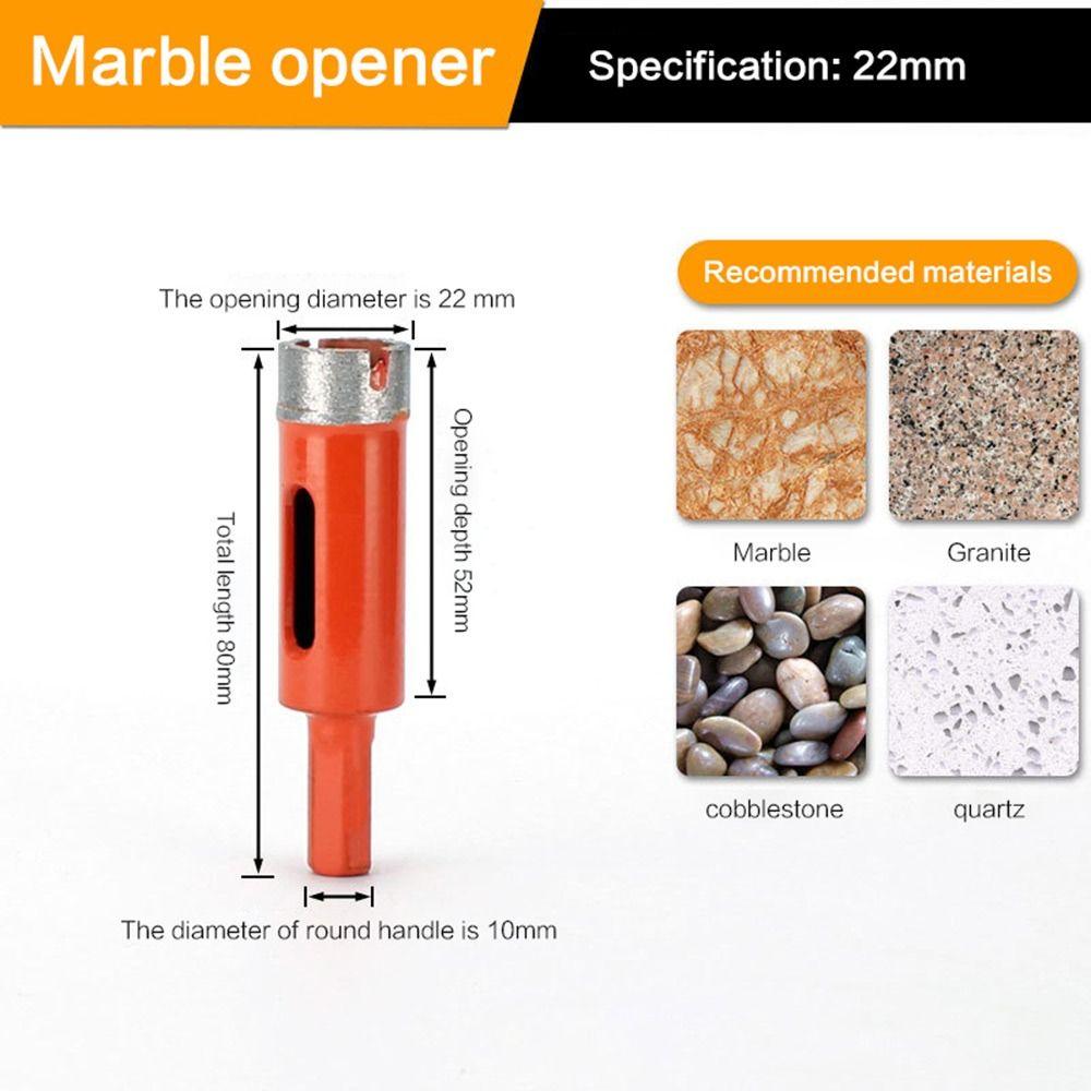 Штамповочный инструмент Отверстие для сверления гранита Биты для плитки Сверла Коронки Алмазная кольцевая пила для мрамора
