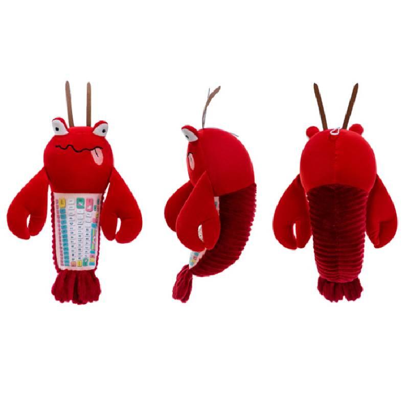 Плюшевая игрушка Воин Клавиатуры Красный Лобстер Мягкая игрушка для детей и взрослых