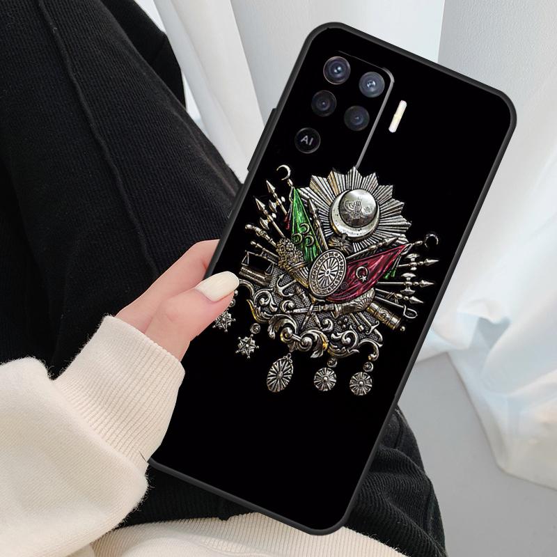 Чехол для телефона с гербом Османской империи для OPPO A5 A9 2020 A31 A53 A53S A1K A15 A16 A52 A72 A83 A91 A93 A54 A74 A94