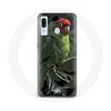 Case for Samsung Galaxy A20 Pionus Parrot Red Green