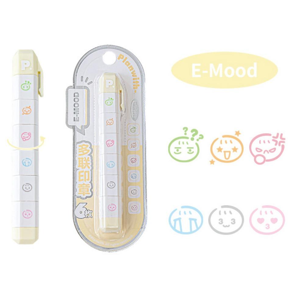 Cartoon To Do List Journal Stamp Detachable Diary Seal Cute Seal Pen  Kids Gift School Stationery