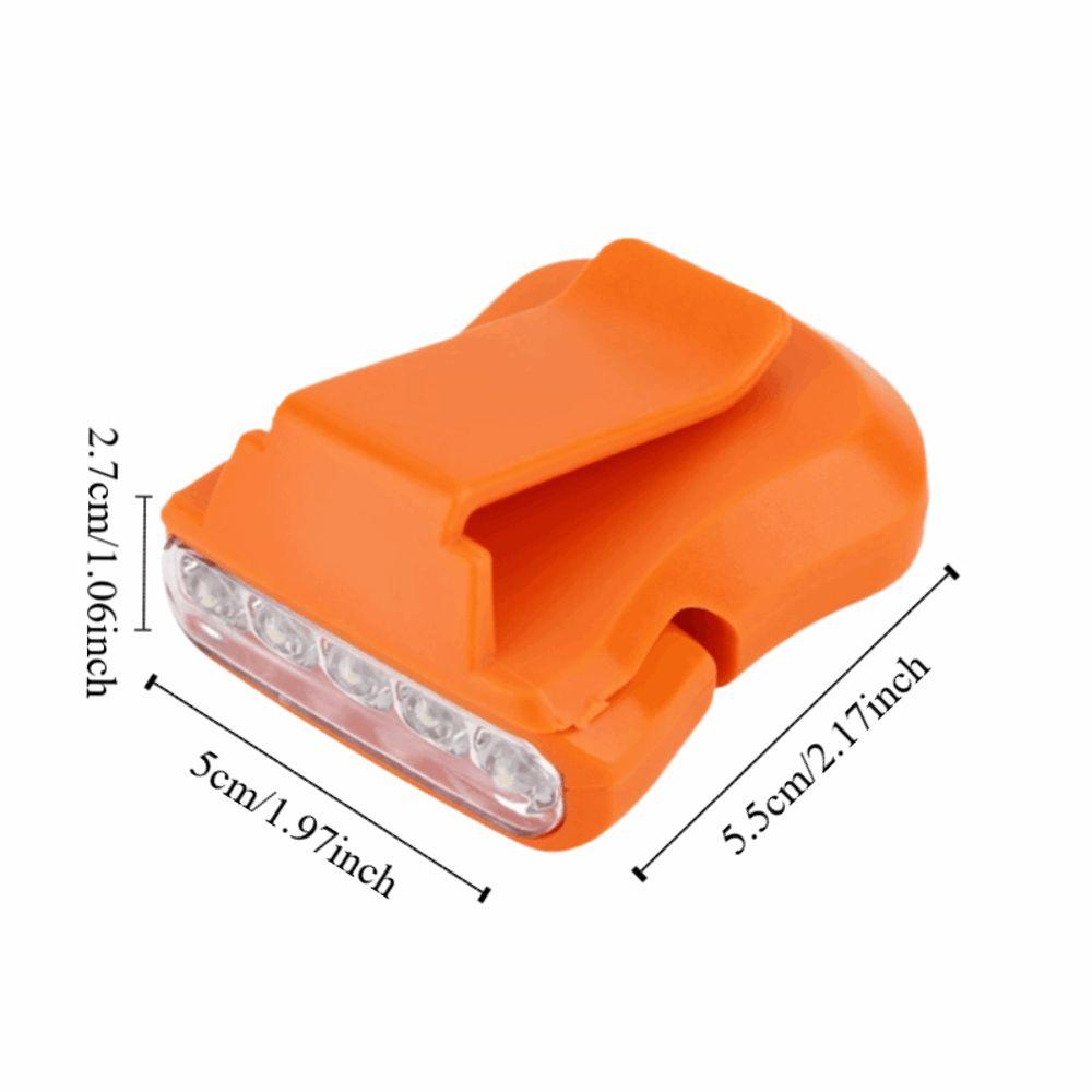 2 Colors Hat HeadLamp Rotatable Hat Clip Light Portable Clip Headlamp Outdoor Fishing