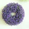 Seven-Color Baby's Breath Floral Ring: All-Season Wall Hanging for Home, Holiday, and Wedding Decor