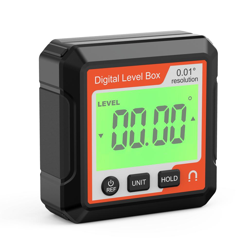Digital Level Angle Gauge Mini Angle Finder Level Box Magnetic Base Back Light Bevel Gauges Inclinometer for Carpentry