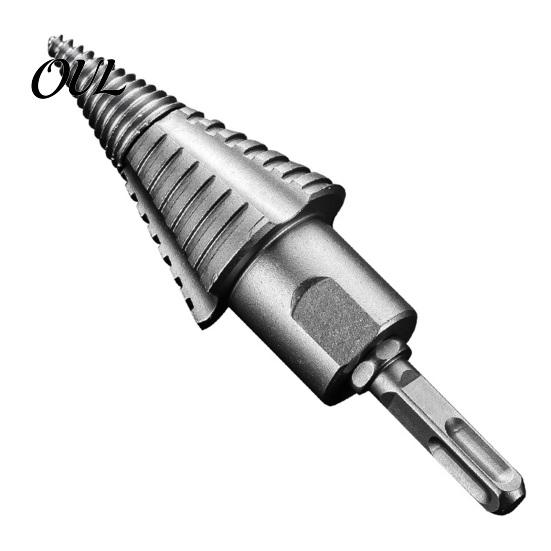 Anti-slip Wood Drill Bit Splitter Bit, 110mm Heavy Duty Log with U-Shaped Power Anti-Slip Thread, Compatible Hand/Electric for Firewood Chopping