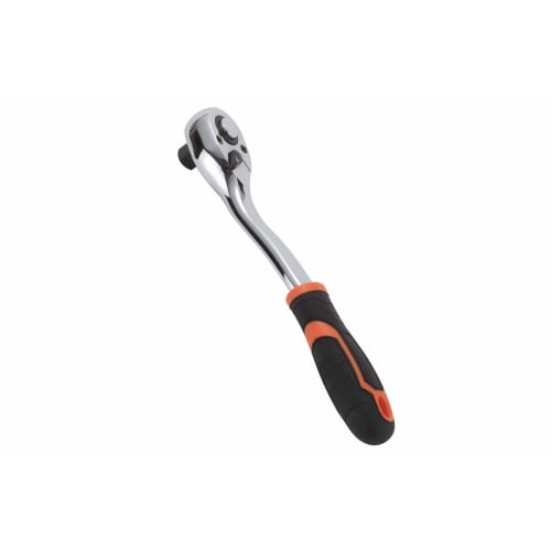 Ratchet Wrench Drive, 6.35mm (1/4") Socket Wrench, Quick Release Ratchet Handle, Soft Handle, for Car, Motorcycle, DIY Repair (1/4)