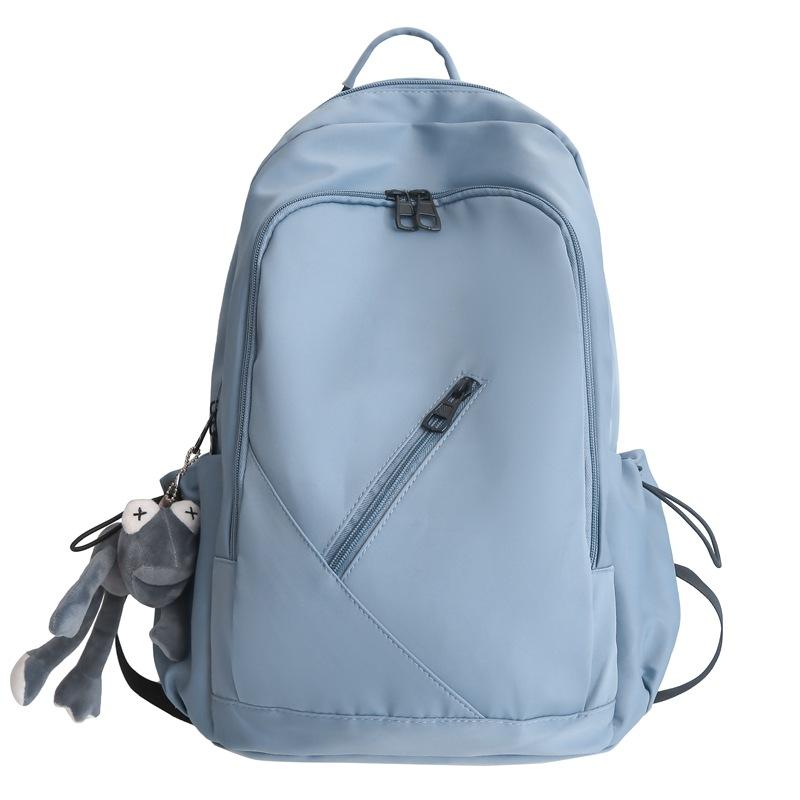 Рюкзак школьной сумки сплошного цвета Унисекс для учащихся средней школы