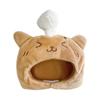 Bread-shaped Stuffed Animal Costume Cap for 10cm Cats, Plush Clothes, Costume Accessories, Otaku Activities, Dolls, Mascots, Kpopdoll Costumes [Used]