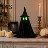 Decorative Ghost Props for Party Halloween Decoration, Spooky Glow in The Dark Standing Ghost, Durable Reusable Festive Accents Small Black