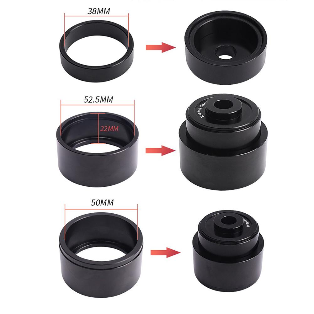 Bicycle Bottom Bracket Bearing Install Removal Tools, Headset Press-in Tool Road Bike Multi-function Tools Kit Compatible For BB86 BB30 BB91 BB92 PF30
