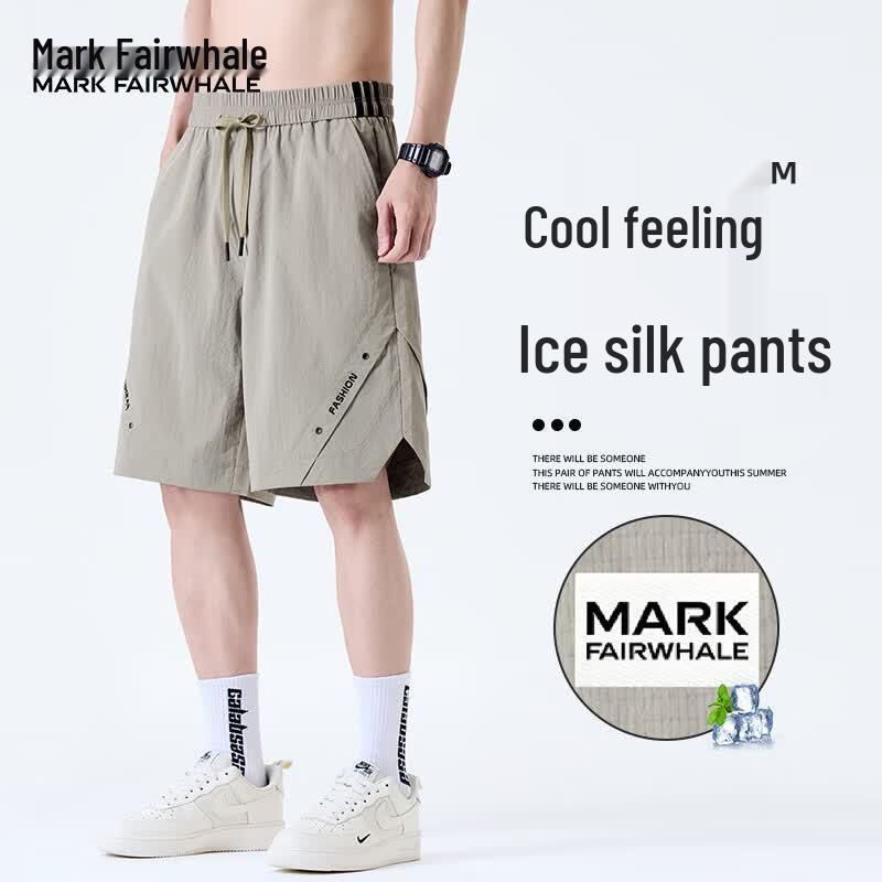 Mark Fairwhale Мужские спортивные шорты из ледяного шелка, быстросохнущие