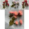 Realistic Artificial Silk Flower Stems For Wedding Party Table Decor