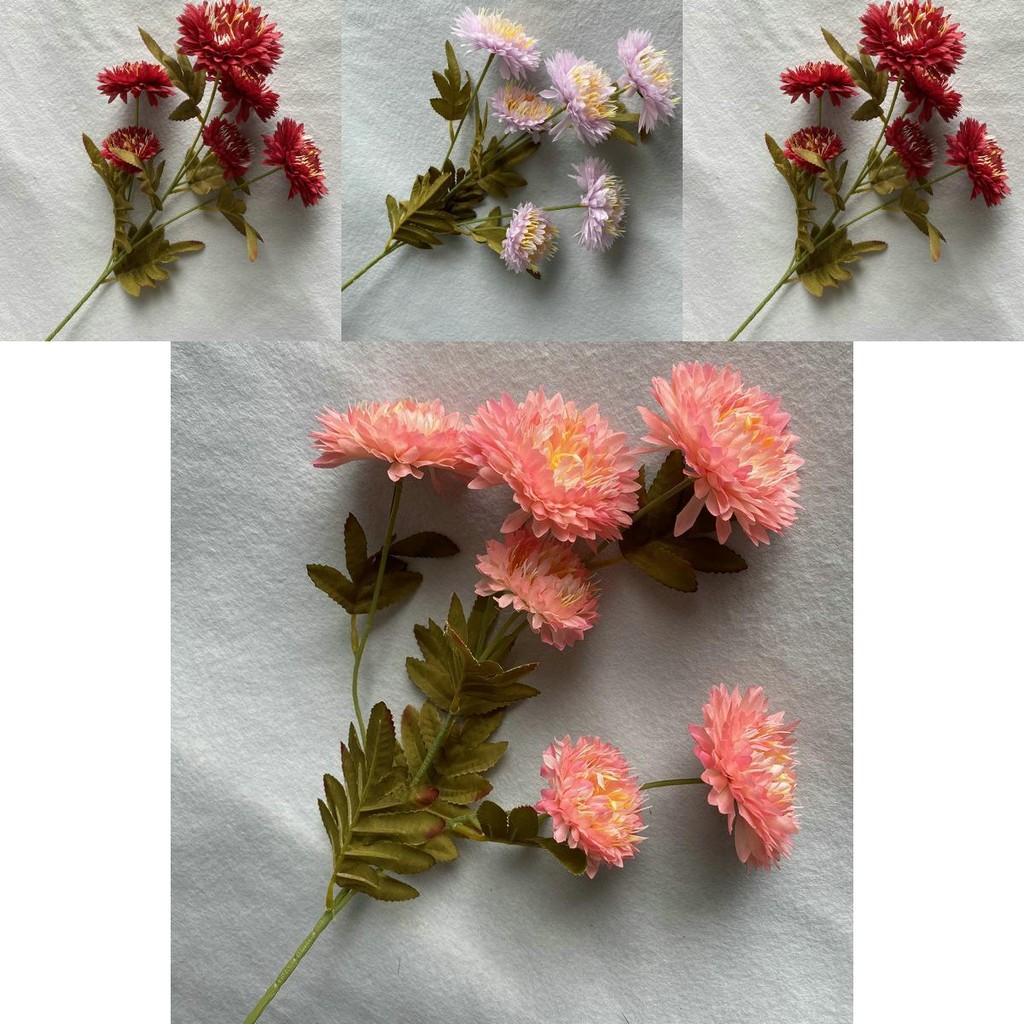 Realistic Artificial Silk Flower Stems For Wedding Party Table Decor