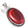Сердолик Драгоценный камень 925 Стерлинговое серебро Ювелирная подвеска 2,36"
