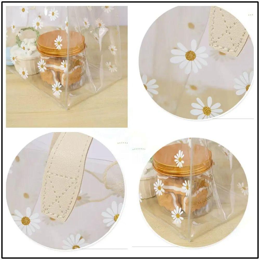 Clear Transparent Daisy Gift Bag Wedding Favors Daisy Packaging Bag Gift Tote Bags Party Supplies