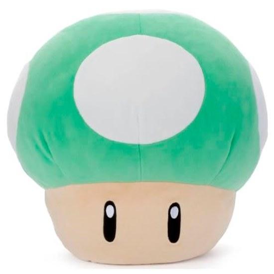 TAKARATOMY A.R.T.S Super Mario Mocchi-Mocchi Игровой стиль Гриб 1UP Плюшевая игрушка высотой примерно 35 см
