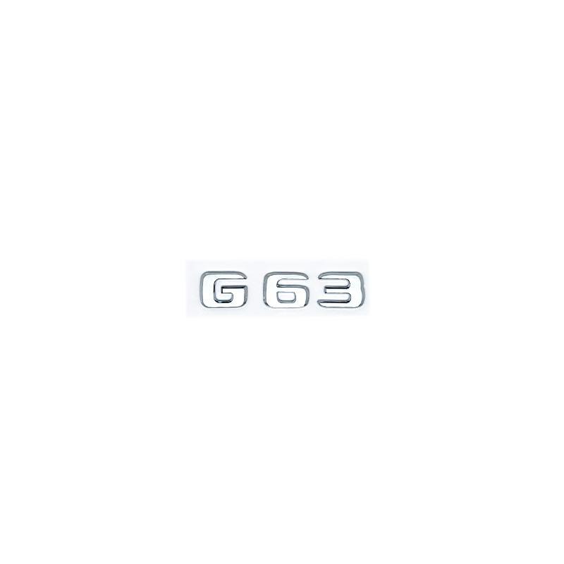G63/G65 V8 Biturbo/V12 Biturbo Flat Letters Emblem - for Mercedes Benz W463 Fender & Trunk Logo Sticker BC1