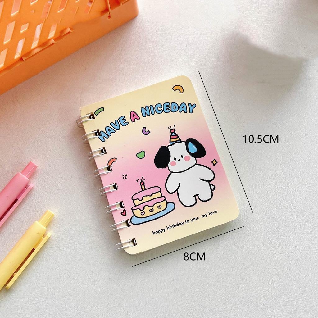 1 шт., маленький A7 эстетический блокнот для детей, масляная живопись, пейзажные блокноты со сценарием, портативный карманный блокнот для скрапбукинга