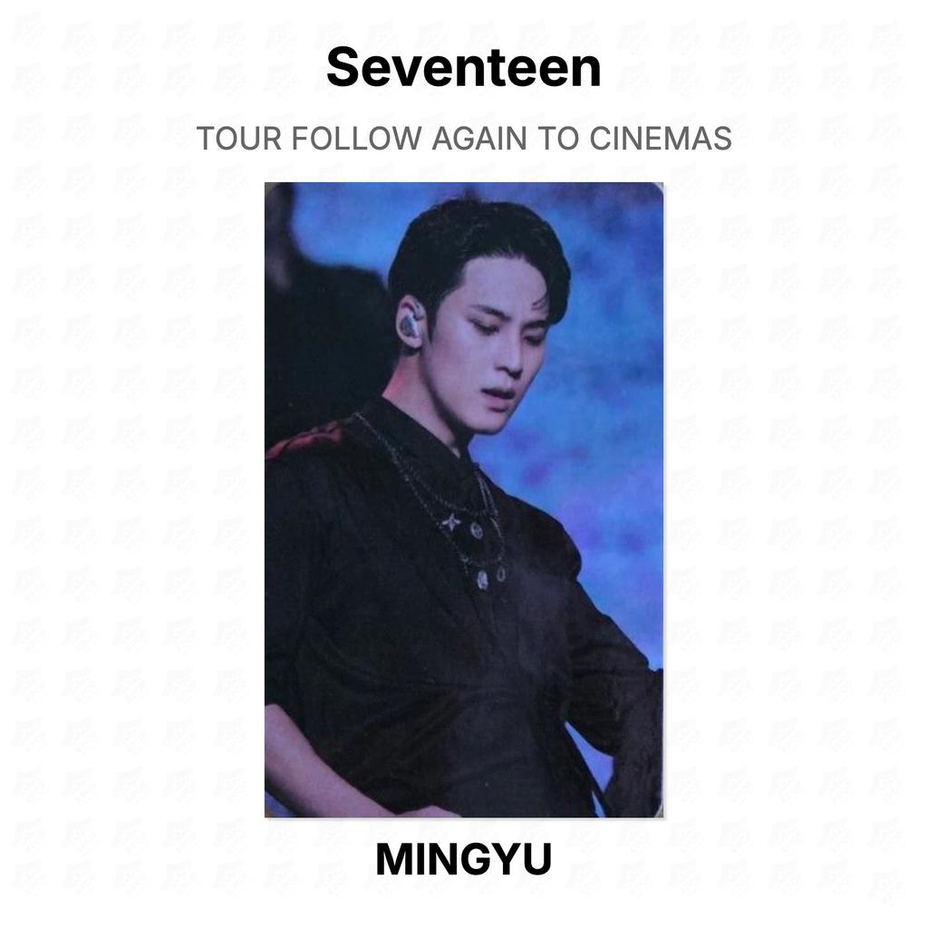 Seventeen СЛЕДУЙТЕ ЗА ТУРОМ СНОВА В КИНО Official Photocard