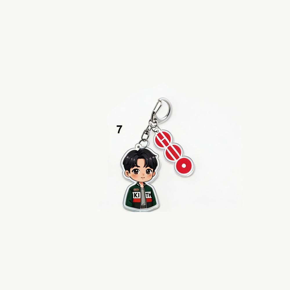 Мультяшный брелок BTS, Брелок-фигурка Bangtan Boys, Подвеска на сумку для фанатов K-pop ARMY, Коллекционный предмет K-pop айдола для ARMY