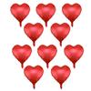 10 шт. 18" Разноцветные латексные шары в форме сердца Свадебная вечеринка Декор Шарик(красный)