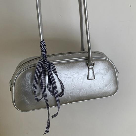 Женская одноплечевая сумка из искусственной кожи, водонепроницаемая, большой вместимости, однотонная, повседневная, на молнии, для дам, для девушек