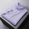 Первый Волк Мужская рубашка с коротким рукавом большого размера Business Casual Разноцветная Универсальная Оксфордская прядильная рубашка с коротким рукавом Увеличенная и удлиненная